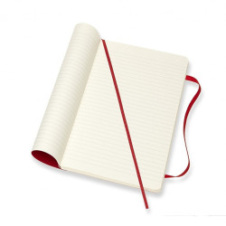 Блокнот Moleskine Classic Soft Cover, Red, Раскладывается на 180°