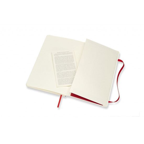 Блокнот Moleskine Classic Soft Cover, Red, Раскладывается на 180°