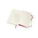 Блокнот Moleskine Classic Soft Cover, Red, Раскладывается на 180°