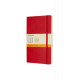 Блокнот Moleskine Classic Soft Cover, Red, Раскладывается на 180°