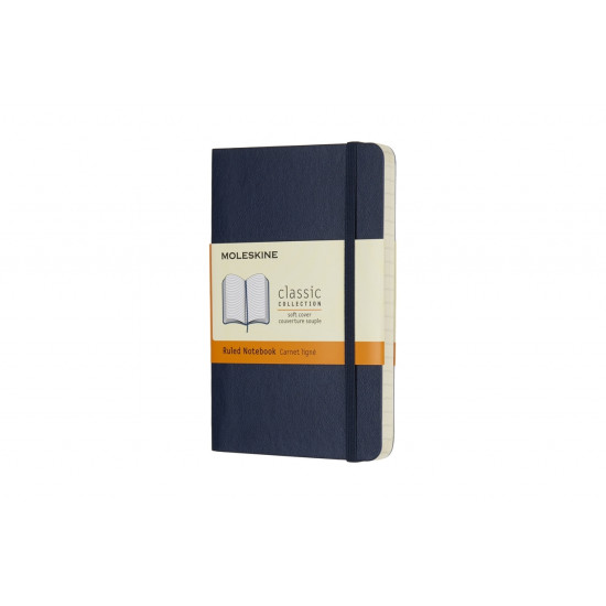Блокнот Moleskine Classic, Sapphire Blue, Раскрывается на 180°