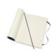 Piezīmju grāmata Moleskine Classic 19х25cm, līniju, mīkstie vāki, zils