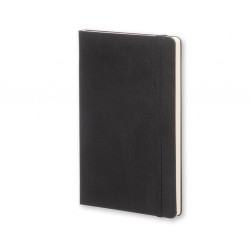 Piezīmju grāmata Moleskine Classic 13x21cm, punktu līnijas, cietie vāki, melns