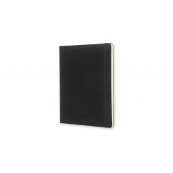 Piezīmju grāmata Moleskine Classic 19x25cm, punktains, cietie vāki, melns