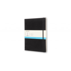 Piezīmju grāmata Moleskine Classic 19x25cm, punktains, cietie vāki, melns