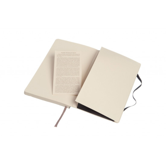 Piezīmju grāmata ar gumiju Moleskine Classic 13x21cm, 192 lapas, punktota, mīkstos vākos, melns