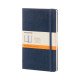 Piezīmju grāmata Moleskine Classic 13x21cm, līniju, cietie vāki, zils