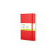 Блокнот Moleskine Classic, Red, Чистые страницы