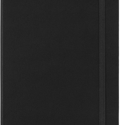 Kalendārs-piezīmju grāmata Moleskine 2025/26, 13x21cm, nedēļa, cieti vāki, melna