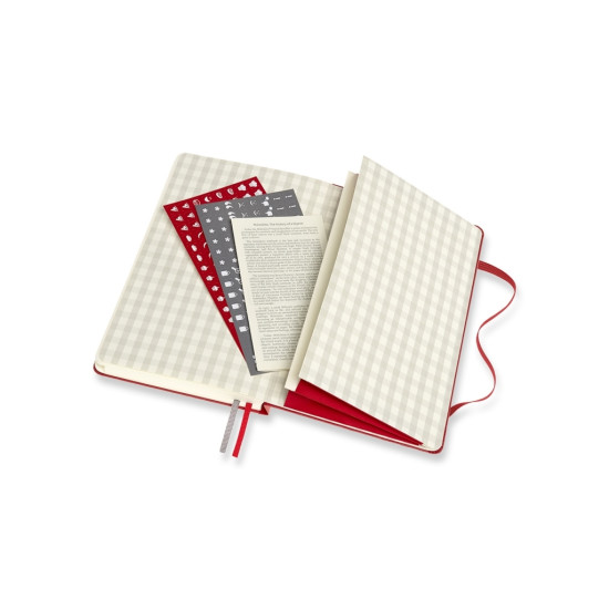Recepšu Piezīmju grāmata Moleskine 13x21cm, cietie vāki