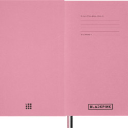 Kalendārs-piezīmju grāmata Moleskine Blackpink 2026/27 13x21cm, 18 mēneši, nedēļa, cietie vāki