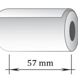 Termopapīra kases lente 57x33mm, 14m