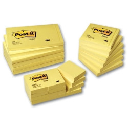 *Līmlapiņas 3M Post-It 657 76x102mm, 100 lapiņas, dzeltenas