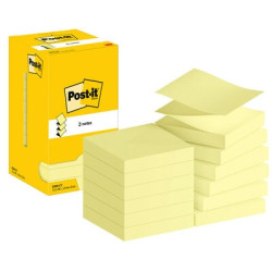 Līmlapiņas 3M Post-It Z-veida, 76x76mm, 12x100 lapiņas, dzeltenas