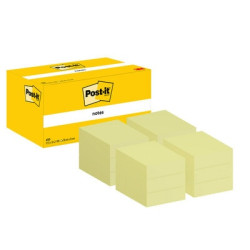 *Līmlapiņas POST-IT, 38x51mm, 100lpp, 3gab/iep, dzeltenas