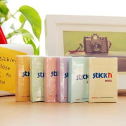 Līmlapiņas StickN 21006 51x76mm, 100 lapiņas, gaiši dzeltenas