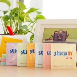 Līmlapiņas StickN 21007 76x76mm, 100 lapiņas, dzeltenas