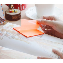 Клейкие Заметки Stick´N 21106, Transparent Orange, Прозрачный Дизайн