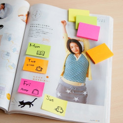 Клейкие листки Stick'N 21130, Без следов, Neon Assorted