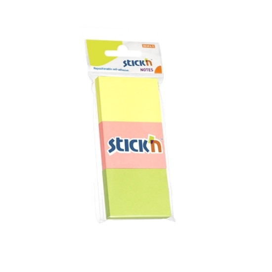 Клейкие листки Stick'N 21130, Без следов, Neon Assorted