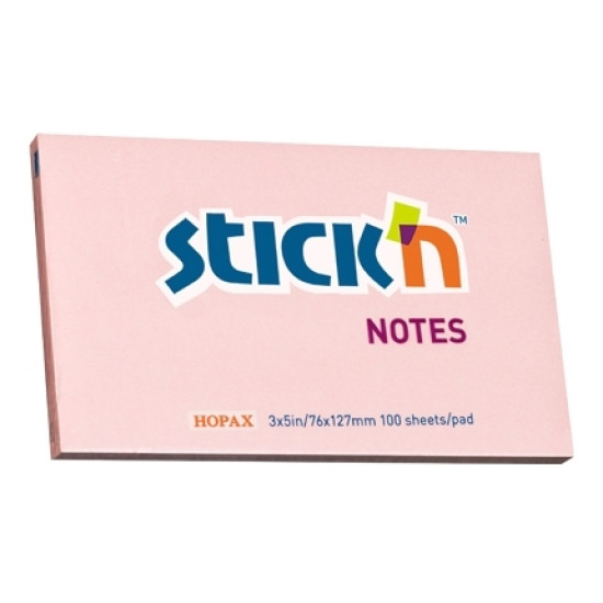 Стикеры Stick'N 21154, Pink, Residue-Free Adhesive