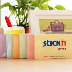 Līmlapiņas StickN 21154 76x127mm, 100 lapiņas, rozā