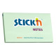 Līmlapiņas StickN 21156 76x127mm, 100 lapiņas, gaiši zaļas