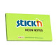 Клейкие заметки Stick'N 21171, неоновый лайм, Высокая видимость