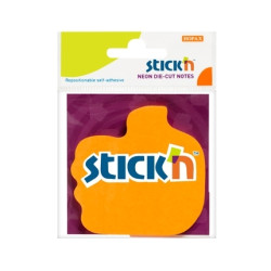 Līmlapiņas StickN 21178 50 lapiņas, rokas forma, oranžas