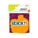 Līmlapiņas StickN 21178 50 lapiņas, rokas forma, oranžas