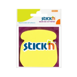 *Līmlapiņas StickN 21179 50 lapiņas, tālruņa forma, neona dzeltenas