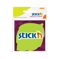 Līmlapiņas StickN 21180, 50 lapiņas, lapas forma, zaļas