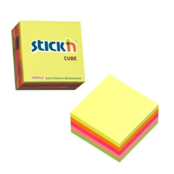 Клейкие кубики Stick'N 21203, Rainbow, Идеальны для Детальной Работы