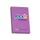 Līmlapiņas StickN 21208 51x76mm, 100 lapiņas, neona violetas