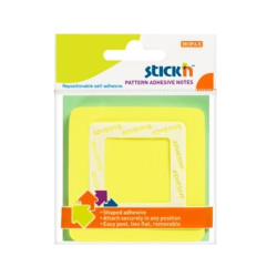 Стикеры StickN 21541, Yellow, Патентованная 360° адгезия