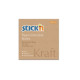 Līmlapiņas StickN 21639 76x76mm, 100 lapiņas, kraft