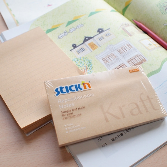 Стикеры StickN 21640, Kraft Brown, Прочный Крафт