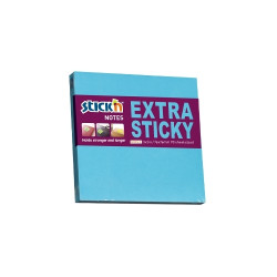 Līmlapiņas StickN 21673 Extra sticky 76x76mm, 90 lapiņas, neona zilas