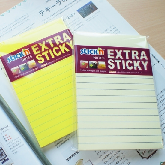 Липкие заметки Stick'N 21678, Неоново-желтый, Сверхлипкие