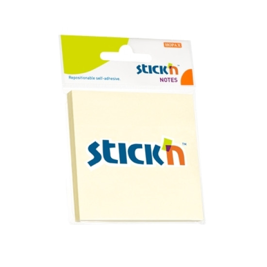 Līmlapiņas StickN 21198 76x76mm, 100 lapiņas, dzeltenas
