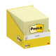 *Līmlapiņas 3M Post-It Z-veida, 76x76mm, 100 lapiņas, dzeltenas