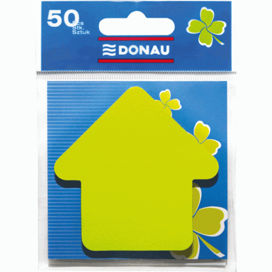 *Līmlapiņas Donau 50 lapiņas, dzeltena bultiņa