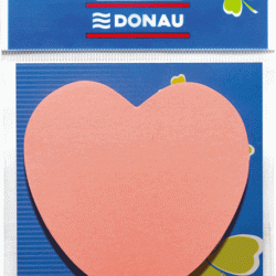 *Līmlapiņas Donau, 50 lapiņas, rozā sirds