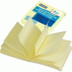 *Līmlapiņas Donau Z-veida 76x76mm dzelt,