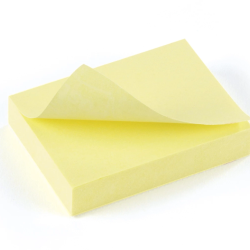 *Līmlapiņas Office Products 38x51mm, pasteļdzeltenas