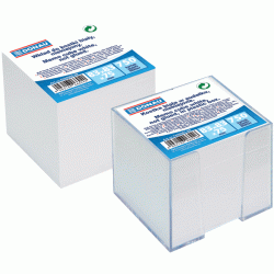Piezīmju papīru kubs kastītē Donau 83x83mm, 750 lapas, baltas lapas