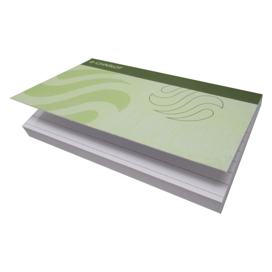 Piezīmju blociņš Charlot 74x128mm,160g/m², līniju, 50 lapas