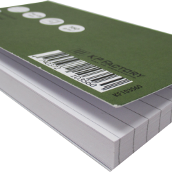 Piezīmju blociņš Charlot 74x128mm,160g/m², līniju, 50 lapas