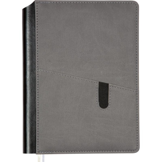 Ежедневник Brighton College A5 2025, Grey, Multi-Pocket Organizer