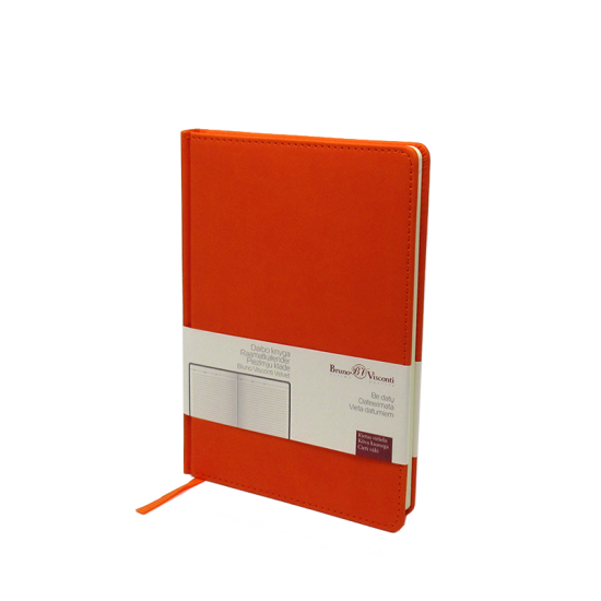 Ежедневник Bruno Visconti Megapolis Velvet, Orange, Недатированный